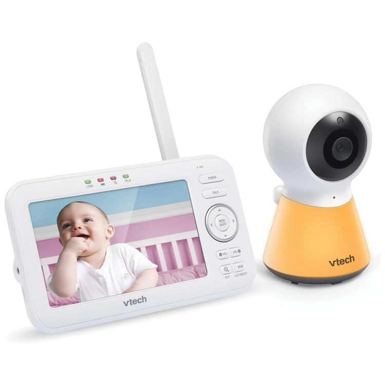 Baba-Eletronica-com-Monitor-com-Luz-Noturna-VTECHBranco-Imagem-2