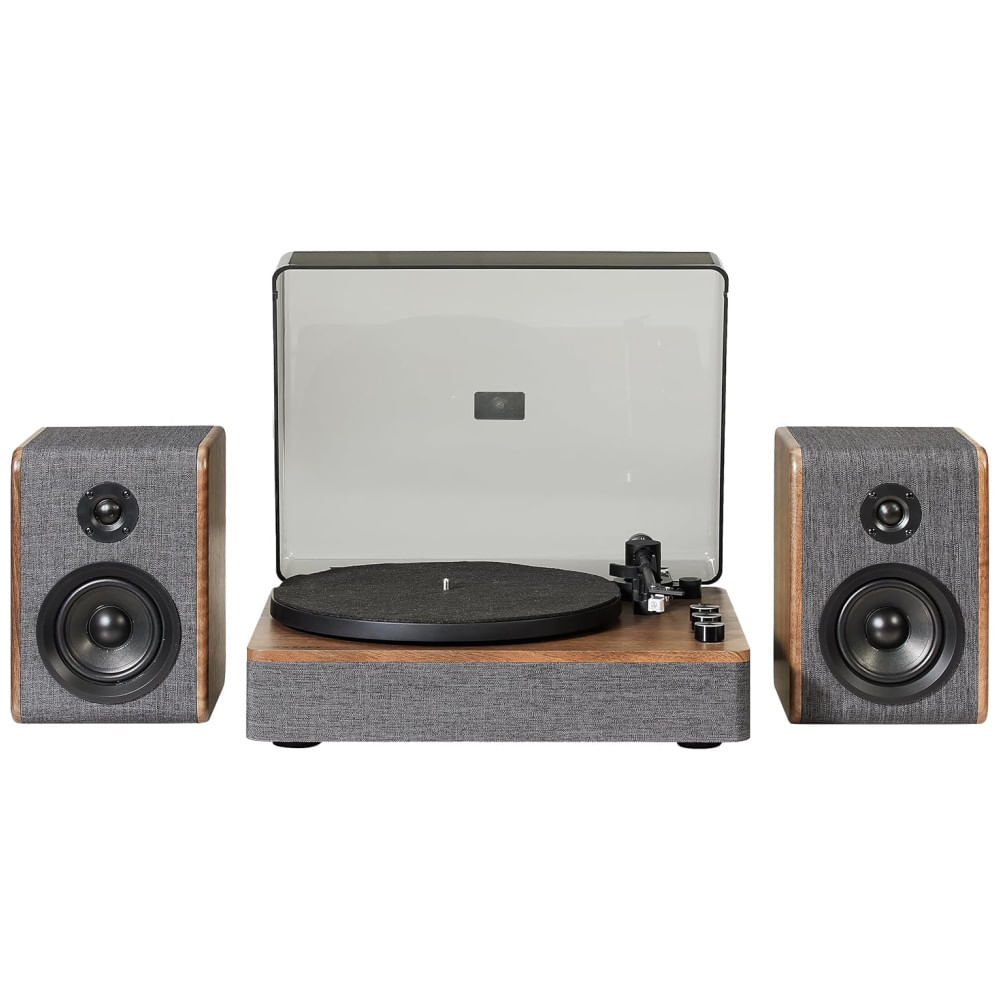 Vitrola Toca-Discos Nocturne, 2 Velocidades, Bluetooth com Alto-Falantes Estéreo,  CR7501A-CL Crosley,Carvão