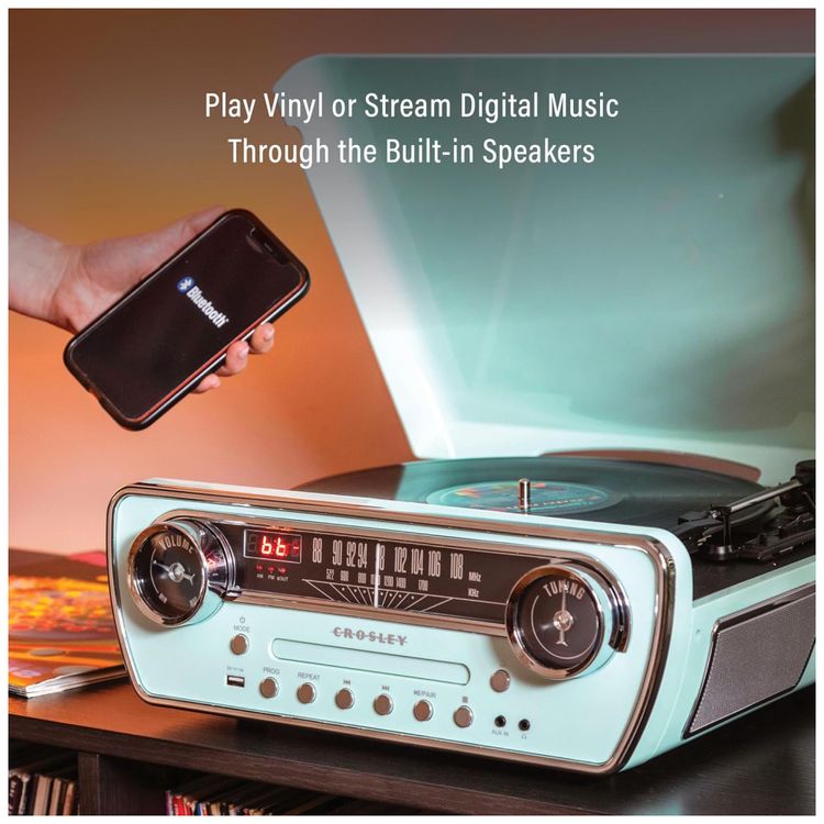 Vitrola-Toca-Discos-Powel-7-em-1-Bluetooth-com-Radio-AM-FM-Imagem-2
