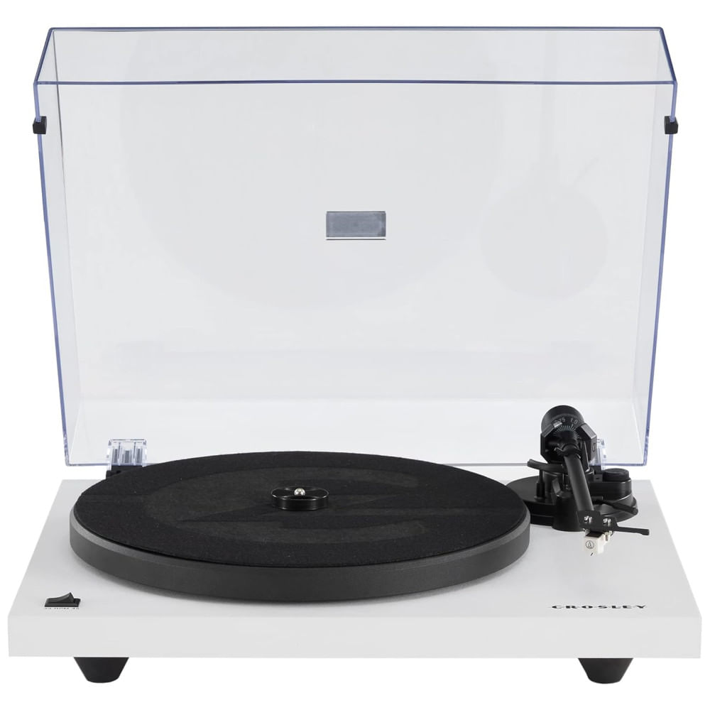 Vitrola Toca-Discos, Bluetooth com Transmissão por Correia e Braço Ajustável,C6B-WH  Crosley, Branco