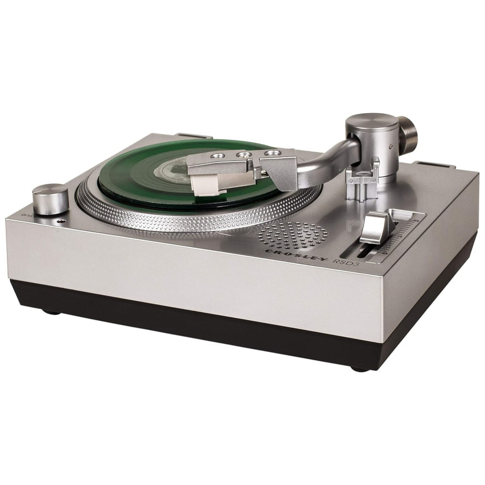 Vitrola Toca-Discos RSD3 para Discos de Vinil,  CR6037A-SI Crosley, Prata