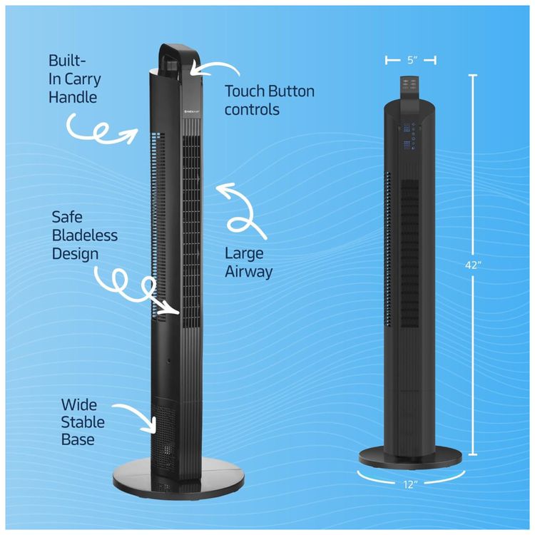 Ventilador-de-Torre-Oscilante--3-Velocidades-Portatil-com-Imagem-5