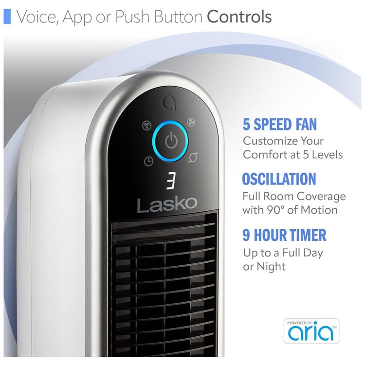 Ventilador-de-Torre-Inteligente-Oscilante-com-Aria-Imagem-2