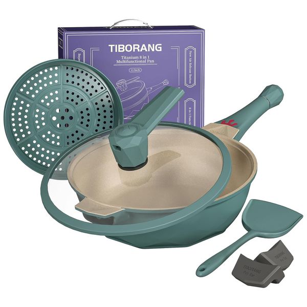TIBORANG-8-em-1-Frigideiras-Antiaderentes-28-cm-Frigideira-Imagem-0