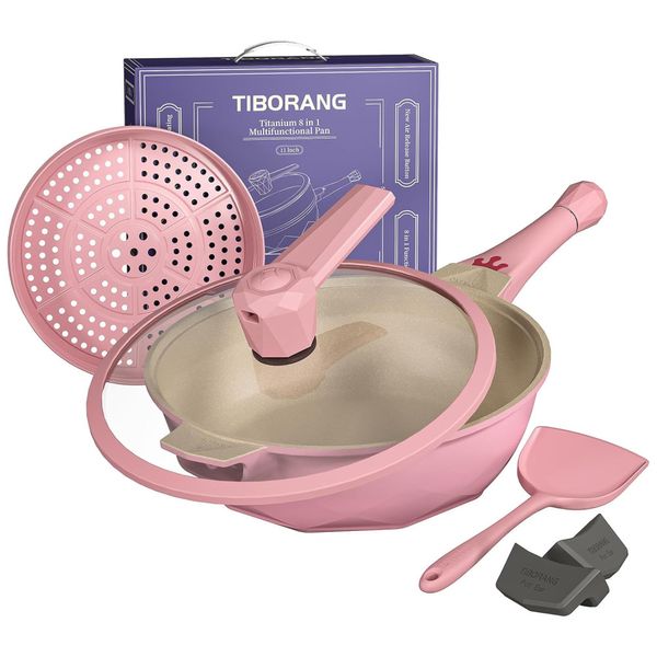 TIBORANG-8-em-1-Frigideiras-Antiaderentes-28-cm-Frigideira-Imagem-0