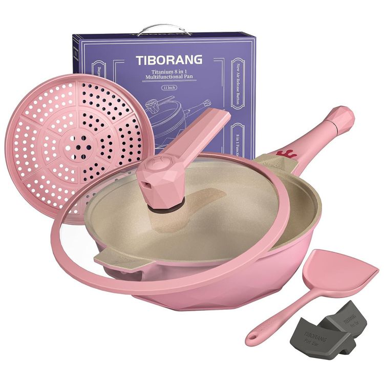 TIBORANG-8-em-1-Frigideiras-Antiaderentes-28-cm-Frigideira-Imagem-0