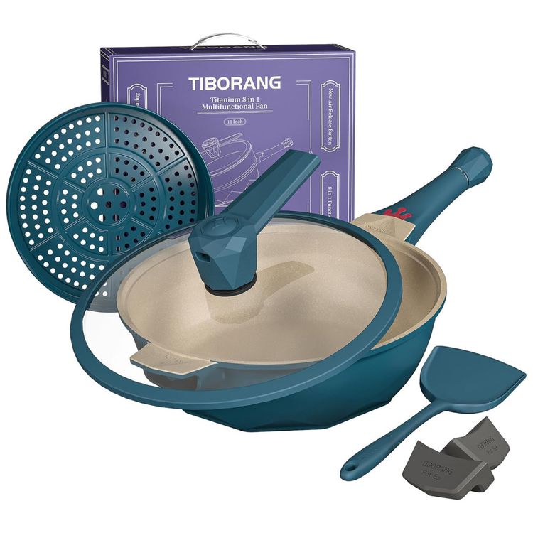 TIBORANG-8-em-1-Frigideiras-Antiaderentes-28-cm-Frigideira-Imagem-0