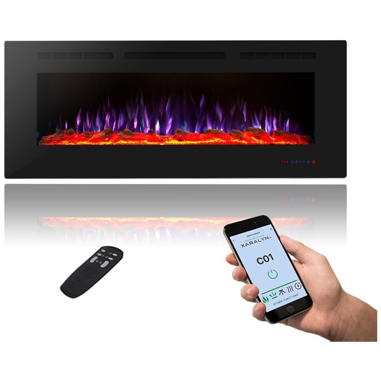 Lareira-Eletrica-Inteligente-de-102-cm-com-Wi-Fi-Embutida-Imagem-0