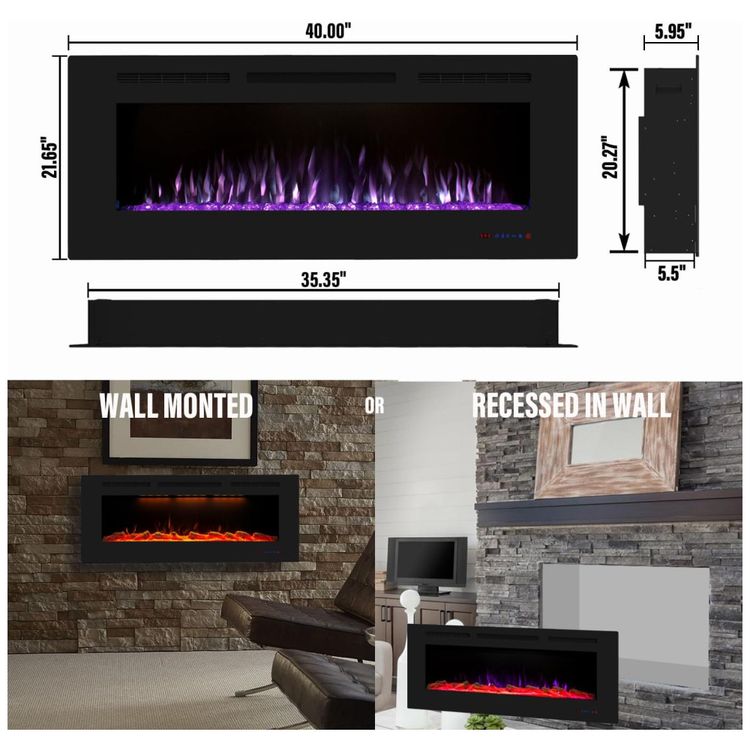 Lareira-Eletrica-Inteligente-de-102-cm-com-Wi-Fi-Embutida-Imagem-5