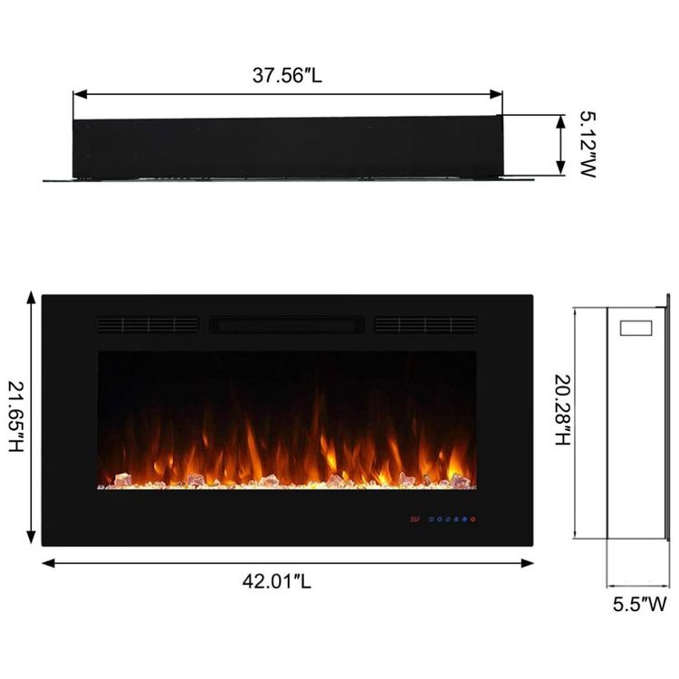 Lareira-Eletrica-Inteligente-de-107-cm-com-Wi-Fi-5-Imagem-4