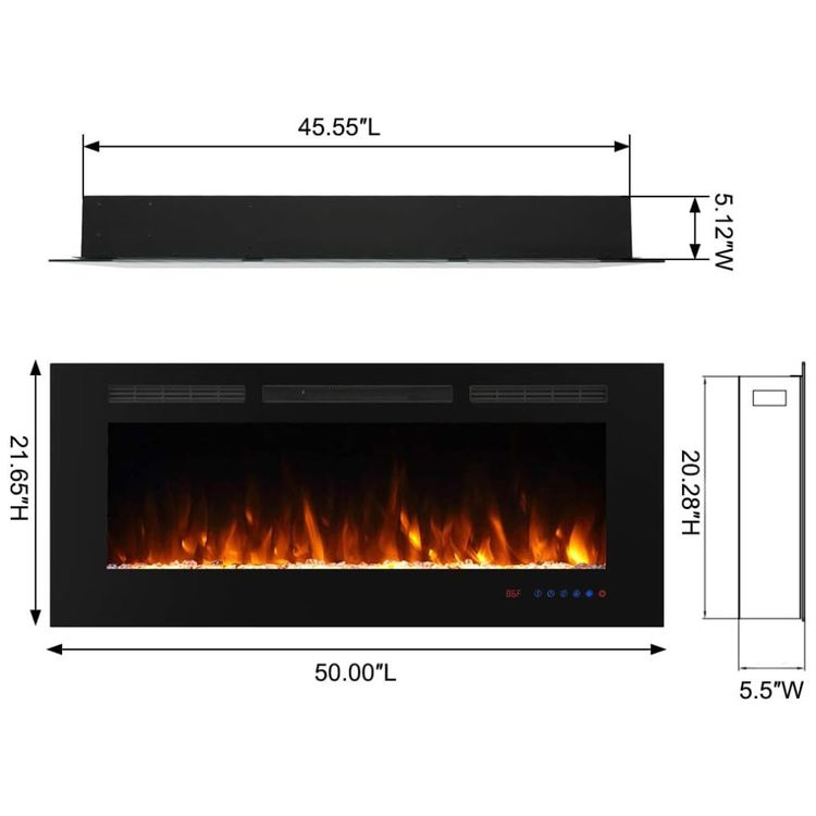 Lareira-Eletrica-Inteligente-de-127-cm-com-Wi-Fi-5-Imagem-5