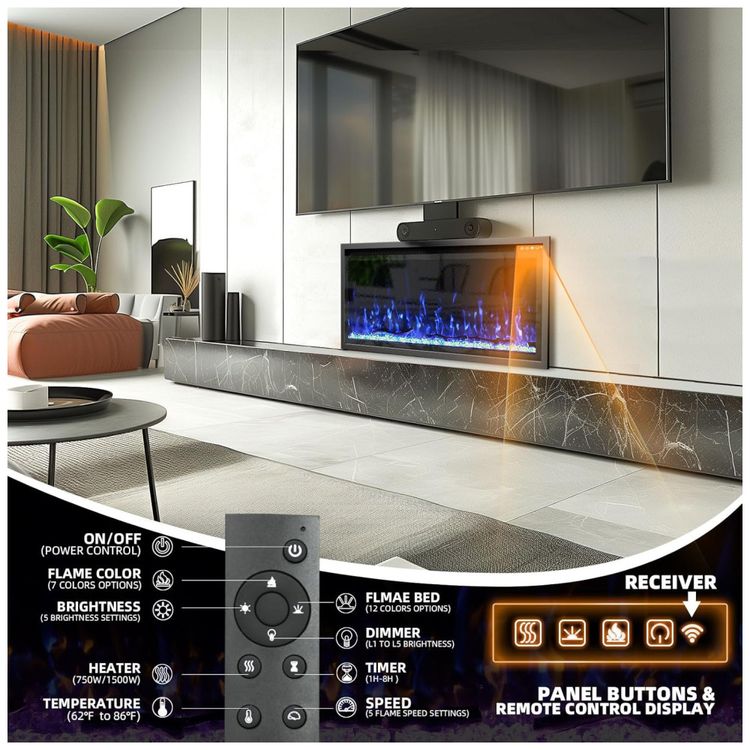 Lareira-Eletrica-de-107-cm-Ultrafina-Embutida-ou-de-Imagem-2