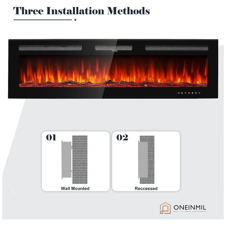 Lareira-Eletrica-oneinmil-de-152-cm-Embutida-ou-de-Parede-Imagem-5