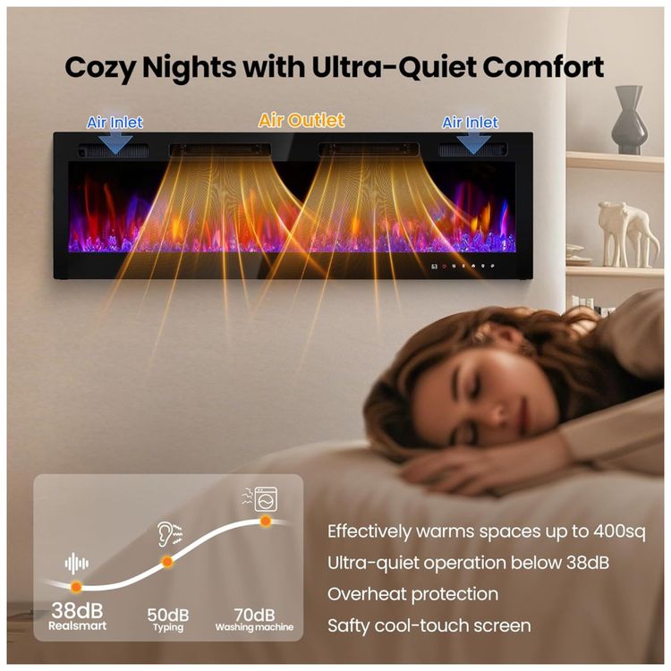 Lareira-Eletrica-de-178-cm-Realsmart-1500W-de-Parede-ou-Imagem-4