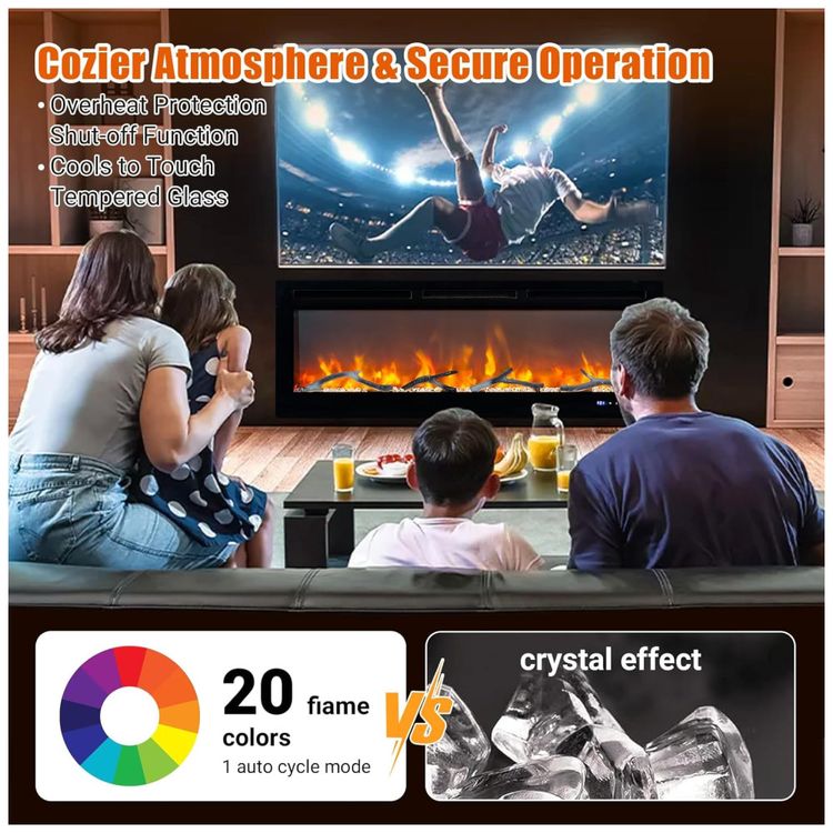 Lareira-Eletrica-de-127-cm-Embutida-ou-de-Parede-com-LED-Imagem-2