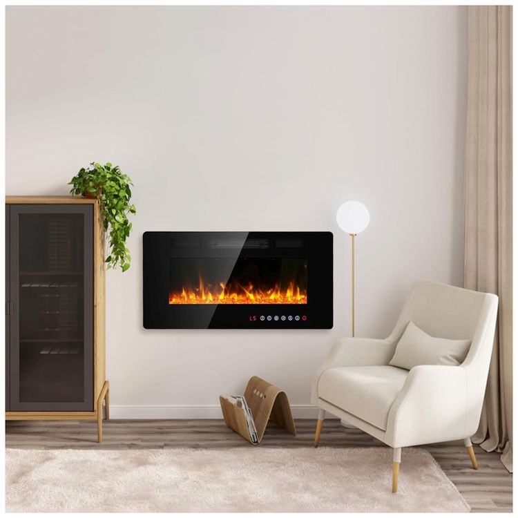 Lareira-Eletrica-BREEZEHEAT-91-cm-Ultra-Fina-Montada-na-Imagem-6