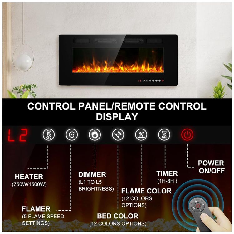 Lareira-Eletrica-BREEZEHEAT-107-cm-Recessada-Montada-na-Imagem-1