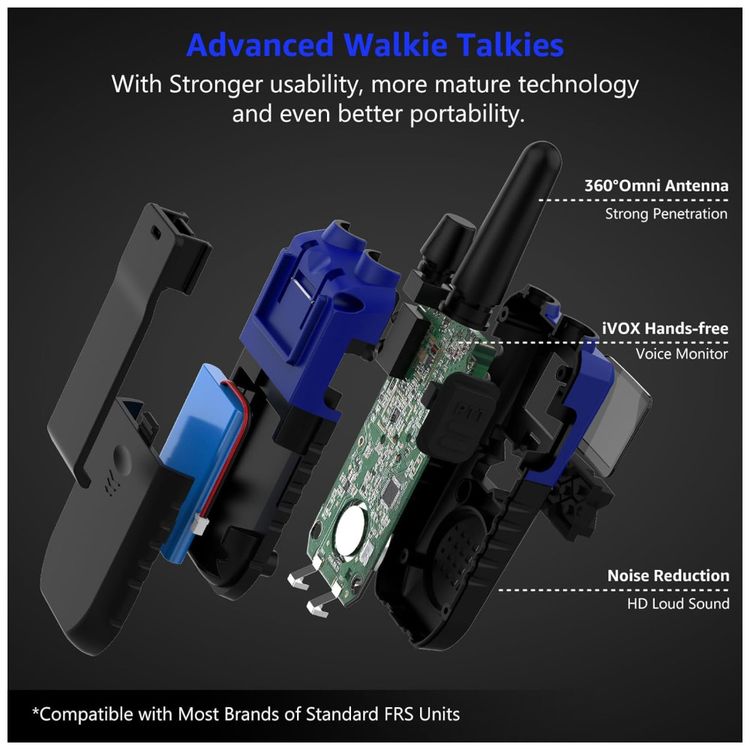 Radio-Comunicador-Walkie-Talkie-Topsung-Longo-Alcance-Imagem-4