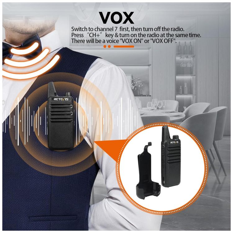 Radio-Comunicador-Walkie-Talkie-Retevis-RT22-Recarregavel-Imagem-4
