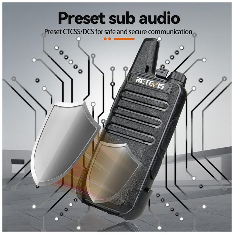 Radio-Comunicador-Walkie-Talkie-Retevis-RT22-Recarregavel-Imagem-6