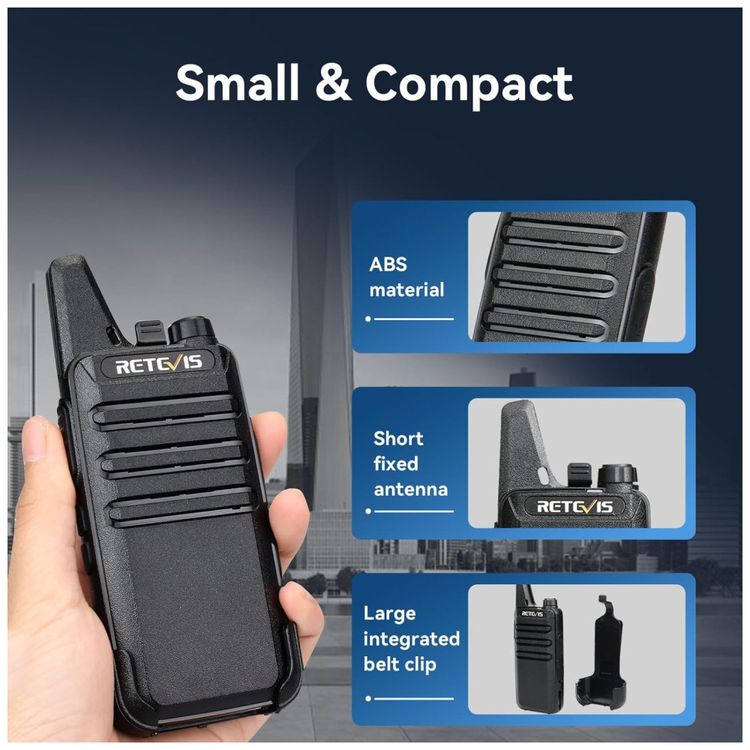Radio-Comunicador-Walkie-Talkie-Mini-Retevis-RT22--Radio-Imagem-1