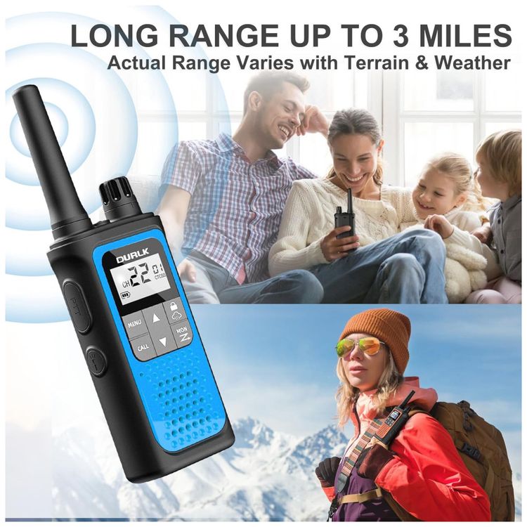 Radio-Comunicador-Walkie-Talkie-Durlk-Recarregaveis-de-Imagem-1