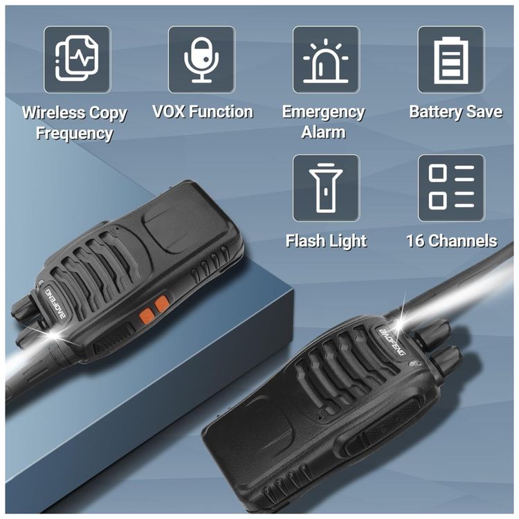 Radio-Comunicador-Walkie-Talkie-Baofeng-de-Longo-Alcance-Imagem-2