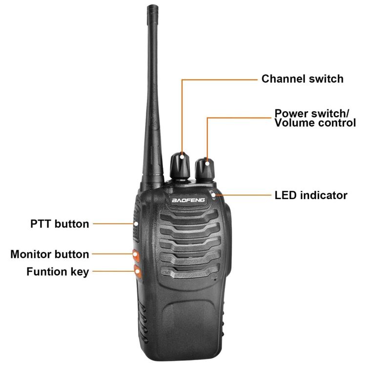Radio-Comunicador-Walkie-Talkie-BAOFENG-BF-888S-Radio-Imagem-1