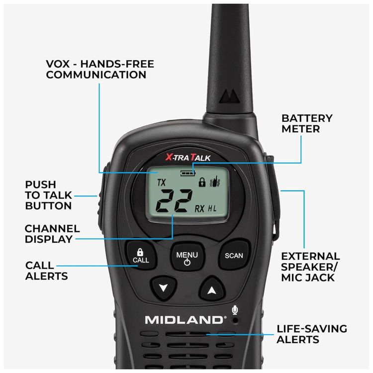 Radio-Comunicador-Walkie-Talkie-Midland-LXT500VP3-Radio-Imagem-4