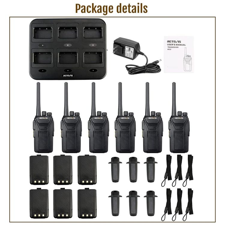 Radio-Comunicador-Walkie-Talkie-Retevis-RT27-para-Adultos-Imagem-7
