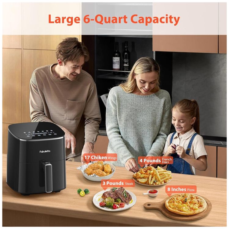 Fritadeira-Air-Fryer-FABULETTA-11-em-1-56L-230°C-Max-Imagem-3