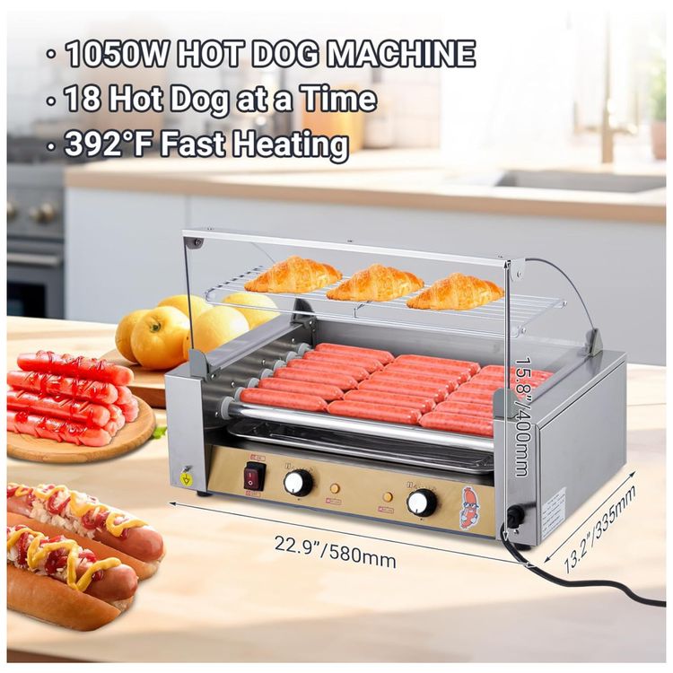 Maquina-de-Salsicha-Hot-Dog-Tropow-Grill-em-aco-inox-7-Imagem-1