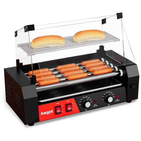 Maquina-de-Salsicha-e-Hot-Dog-Awgpd-Grill-5-rolos-Imagem-0
