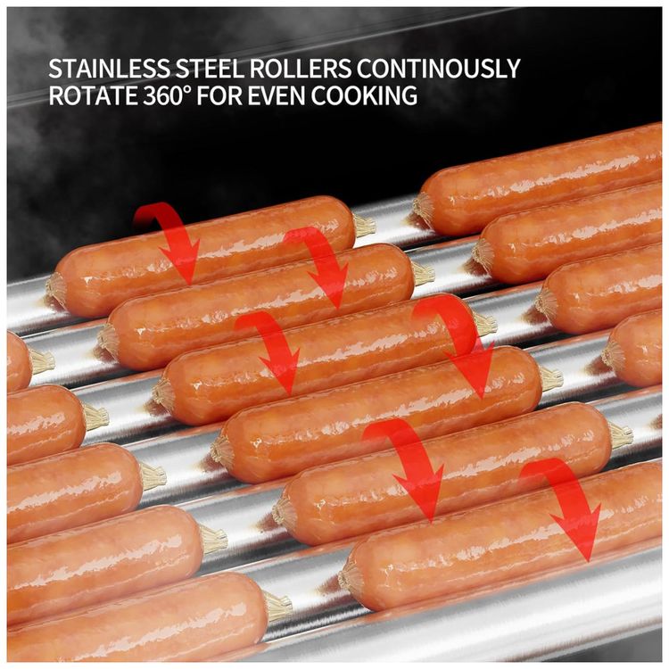 Maquina-de-Salsicha-e-Hot-Dog-Awgpd-Grill-5-rolos-Imagem-6