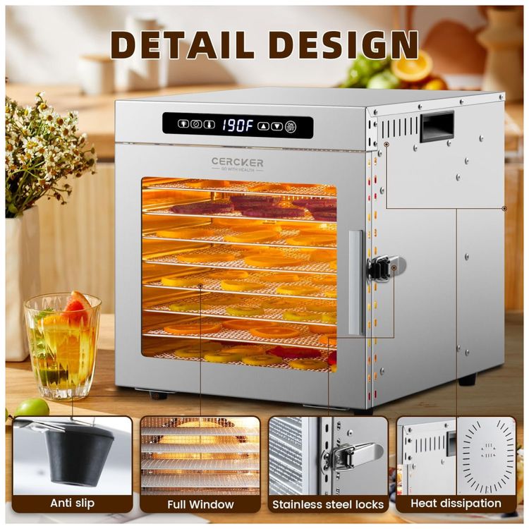Desidratador-de-Alimentos-Cercker-9-Bandejas---800W-Imagem-7