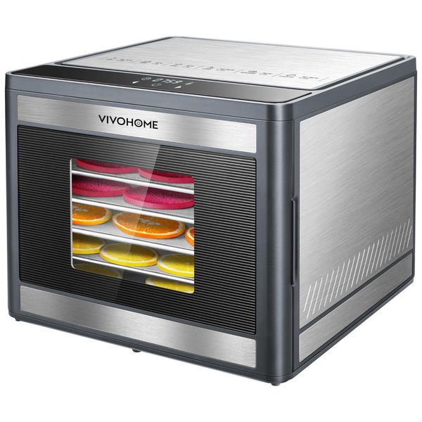 Desidratador-de-Alimentos-VIVOHOME-6-Bandejas-de-Aco-Imagem-0