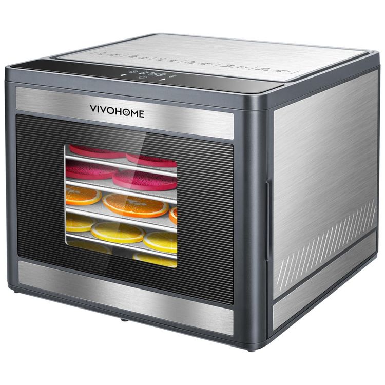 Desidratador-de-Alimentos-VIVOHOME-6-Bandejas-de-Aco-Imagem-0