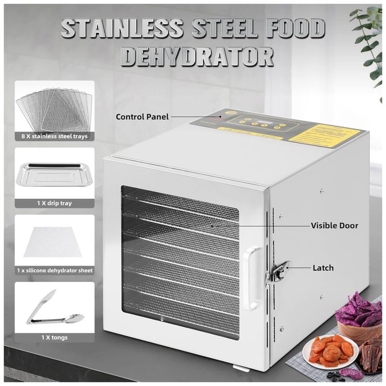 Desidratador-de-Alimentos-FAHKNS-8-Bandejas-de-Aco-Imagem-3