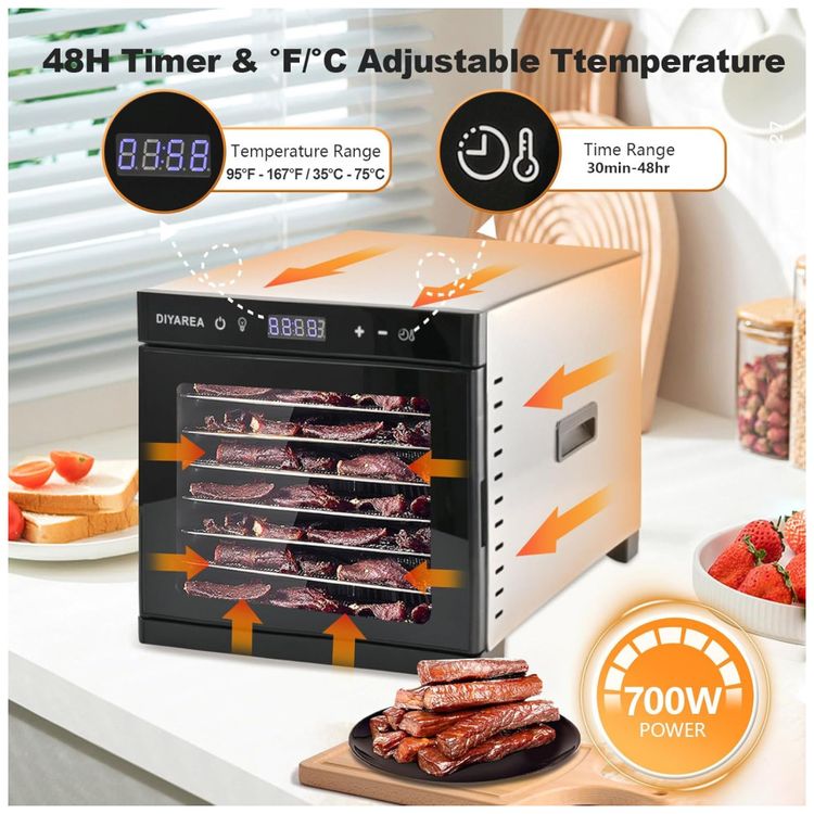 Desidratador-de-Alimentos-DIYAREA-8-Bandejas-de-Aco-Imagem-1