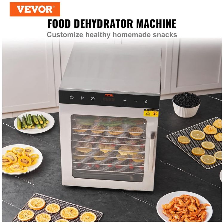Desidratador-de-Alimentos-VEVOR-10-Bandejas-de-Aco-Imagem-3
