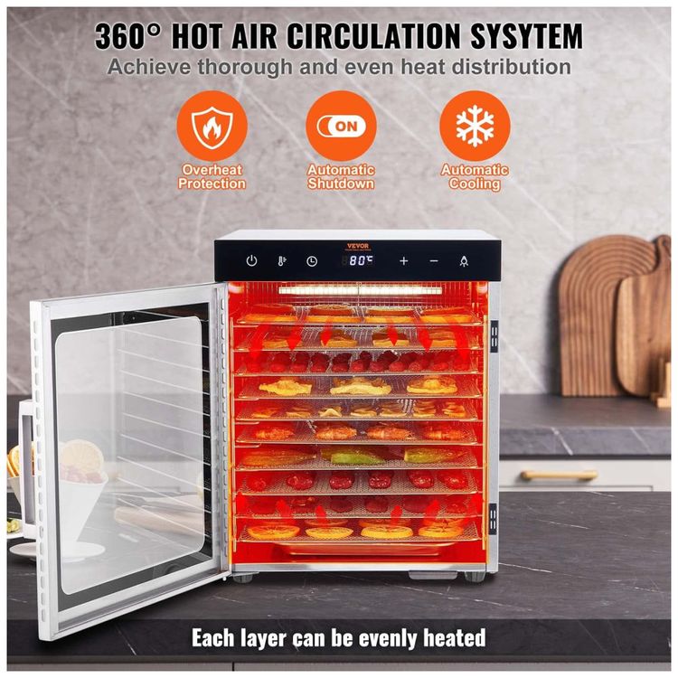 Desidratador-de-Alimentos-VEVOR-10-Bandejas-de-Aco-Imagem-5