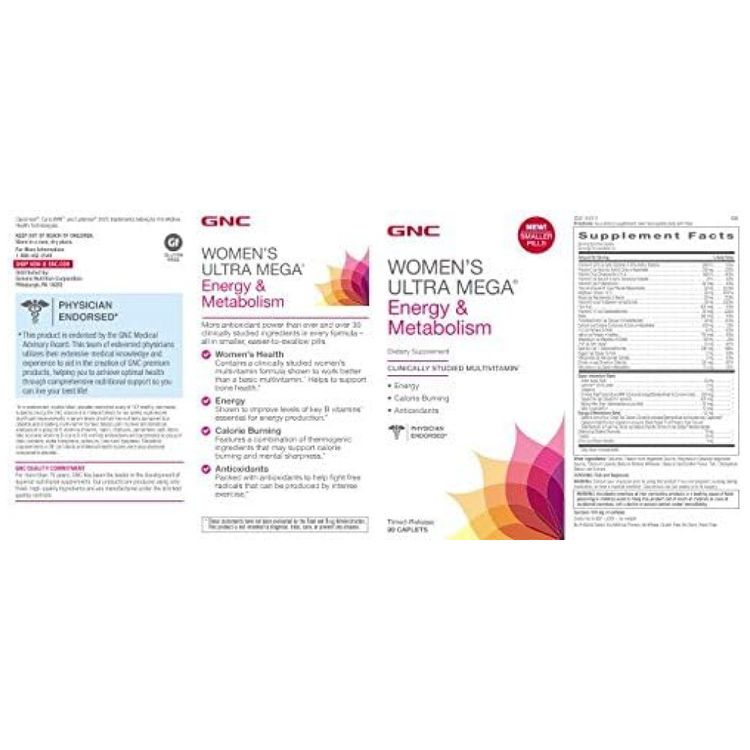 GNC-Women-s-Ultra-Mega-Energy-e-Metabolismo-90-capsulas-Imagem-3