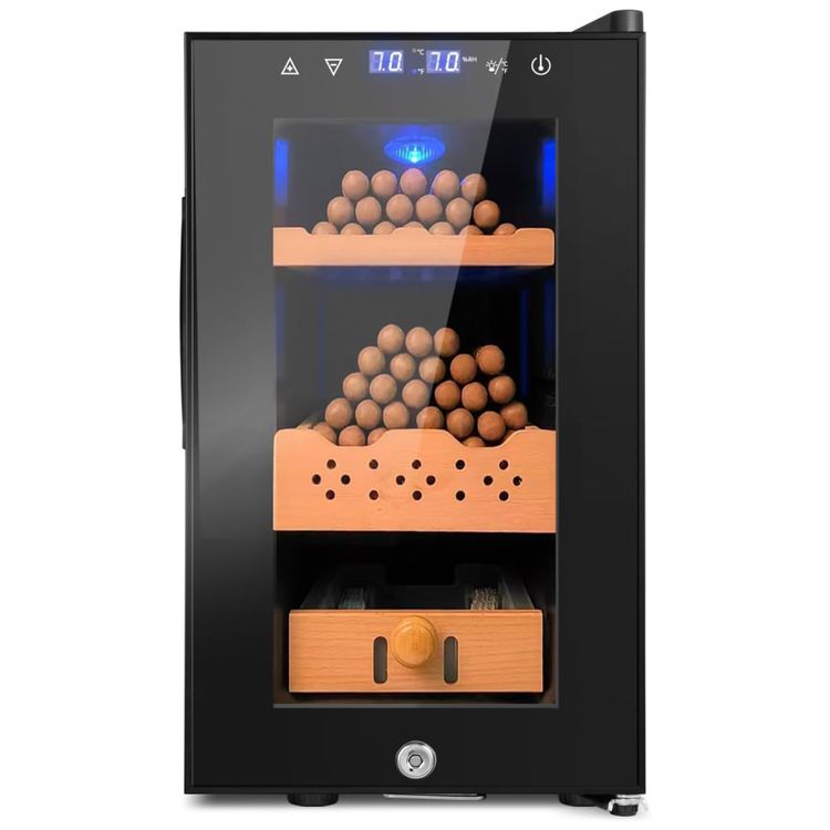 Umidor-Eletrico-25L-Capacidade-para-150-Cigarros-Controle-Imagem-8