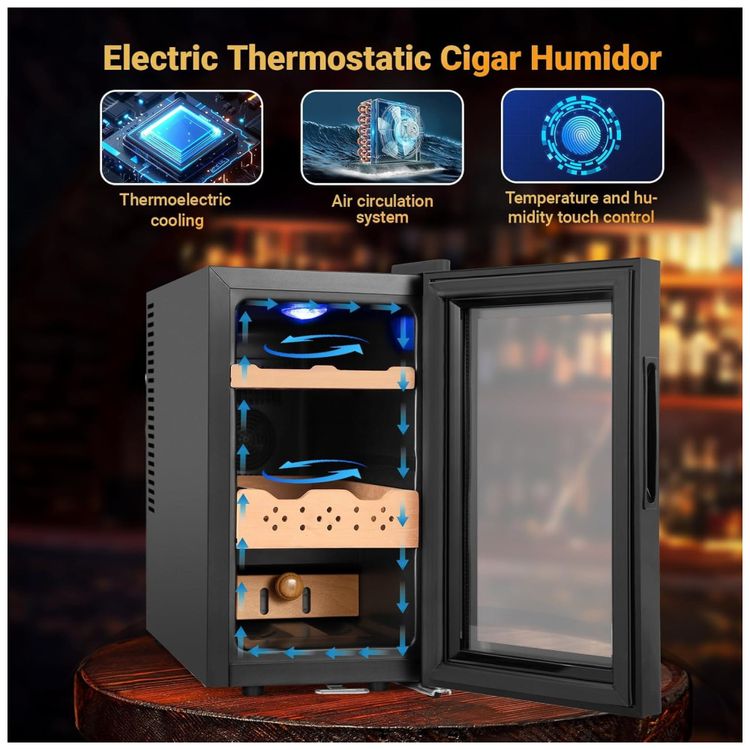 Umidor-Eletrico-25L-e-capacidade-para-200-charutos-Imagem-2