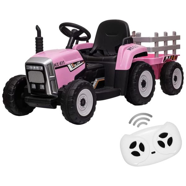 Trator-Eletrico-Infantil-com-Farois-LED-Rodas-Resistentes-Imagem-0