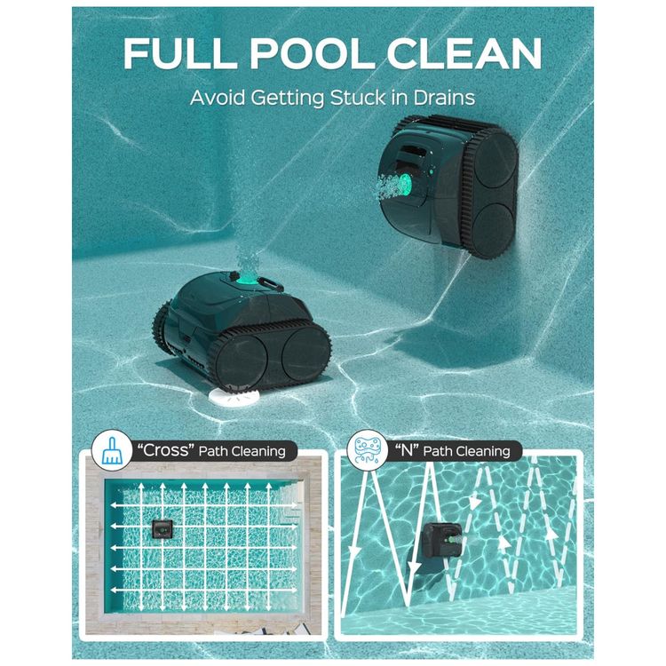 Robo-Aspirador-de-Piscina-WYBOT-C1-sem-Fio-Succao-Potente-Imagem-2