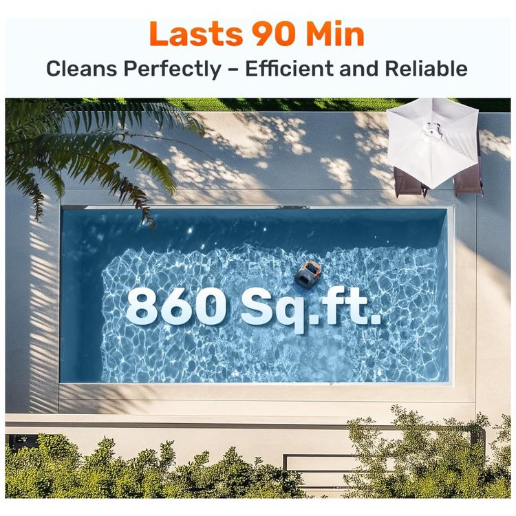 Robo-Aspirador-de-Piscina-Sem-Fio-Duracao-de-90-Min-Imagem-3