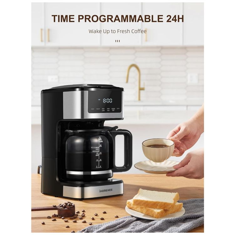 Maquina-de-Cafe-Cafeteira-Programavel-Ihomekee-12-Xicaras-Imagem-1