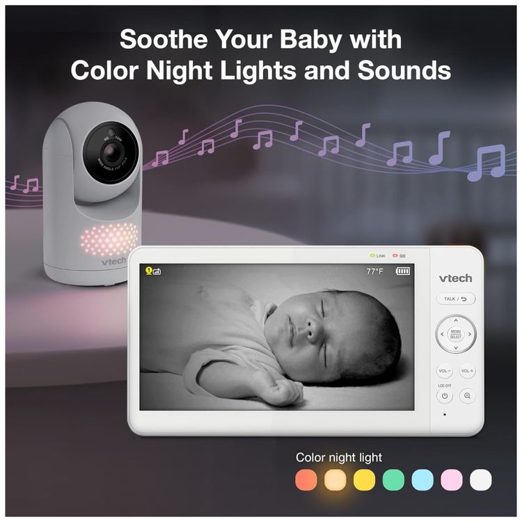 Monitor-de-Bebe-Digital-com-Zoom-Panoramico-e-Inclinado-Imagem-6
