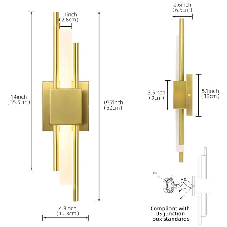 Arandela-LED-3000K-com-Acabamento-Escovado-e-Dourado.-Ideal-Imagem-5